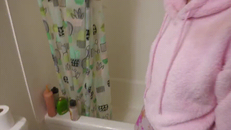 Maria Anjel — "Eating a few pieces of poop from a container "